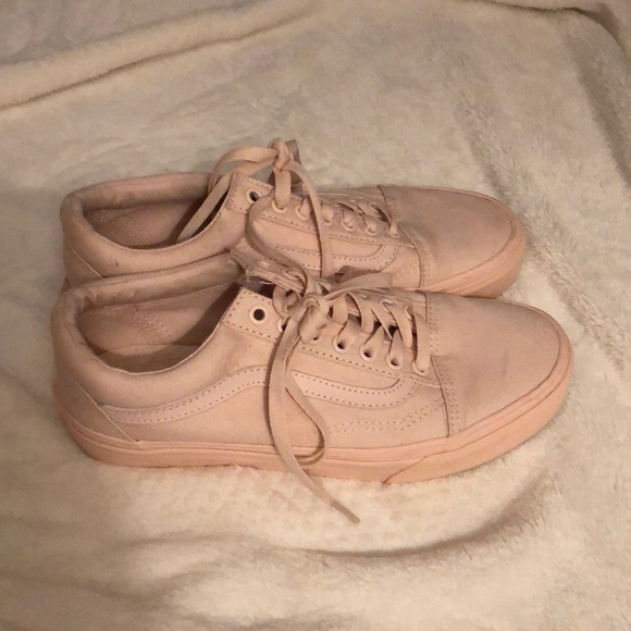 pale pink vans old skool